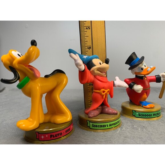 Vintage Disney Mikey Mouse Donald Duck Pluto 100 Years of Magic Figurines Set - Picture 8 of 11
